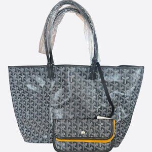 Goyard Grey St. Louis Tote Bag